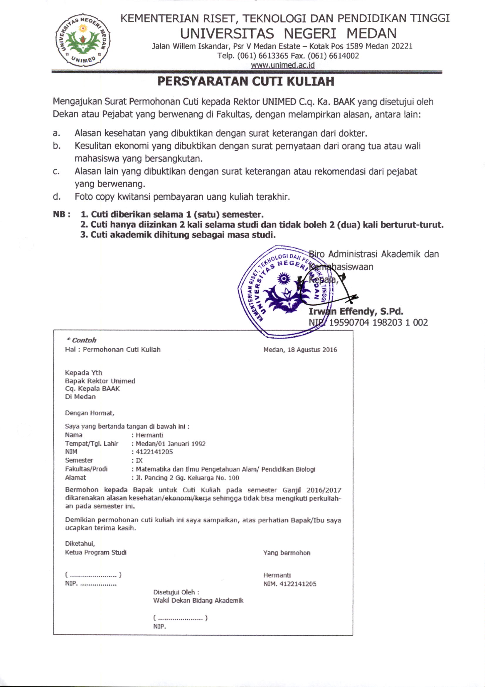 Aneka Contoh Surat Pernyataan Cuti Kuliah 83 Guna Ide Membuat Surat Pernyataan pada post Contoh Surat Pernyataan Cuti Kuliah