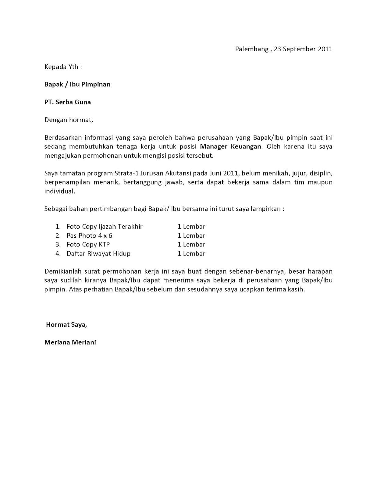 Foto Contoh Surat Lamaran Kerja Bahasa Indonesia 72 Bagi Inspirasi Format Surat Lamaran di post Contoh Surat Lamaran Kerja Bahasa Indonesia