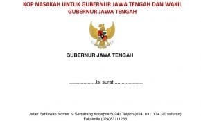 Gambar Contoh Kop Surat Gubernur Jawa Tengah 61 Untuk Ide Format Kop Surat di post Contoh Kop Surat Gubernur Jawa Tengah
