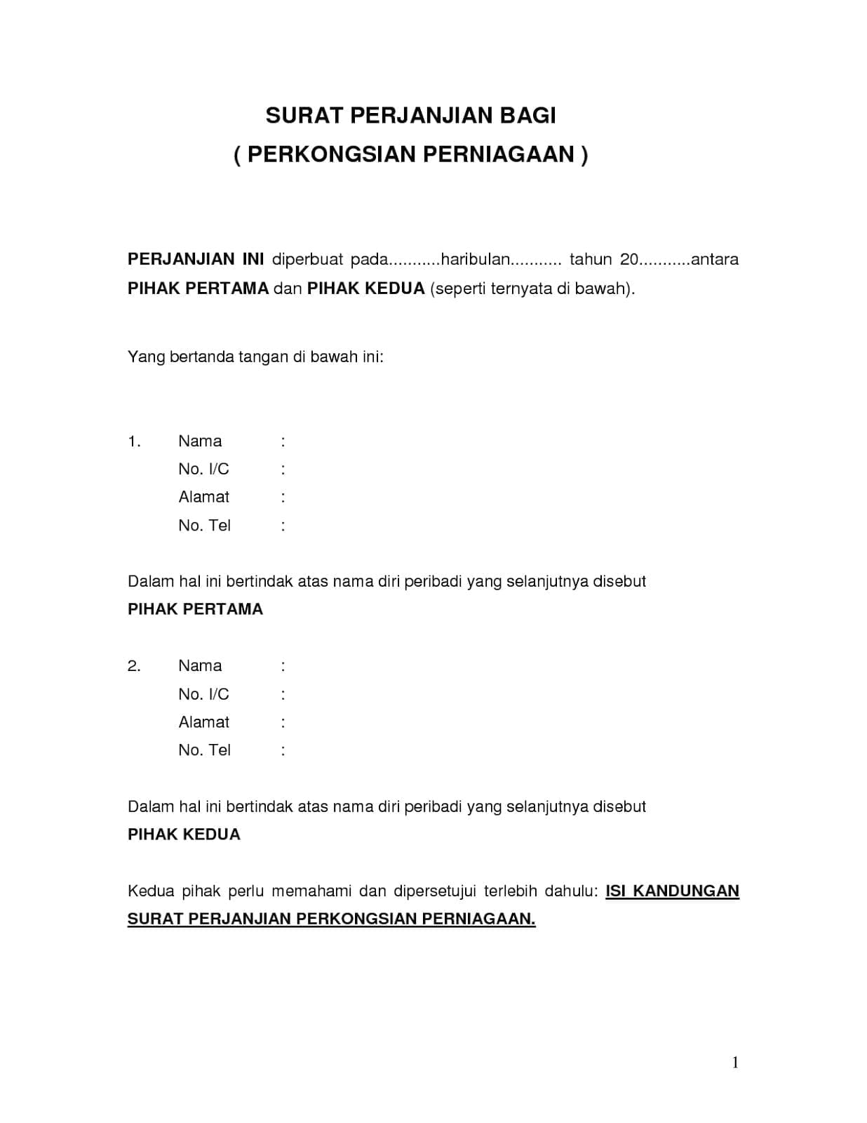 Nice Contoh Surat Perjanjian Malaysia 73 Di Inspirasi Membuat Surat Perjanjian di post Contoh Surat Perjanjian Malaysia