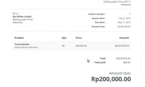 Perfect Contoh Invoice Indonesia 91 Tentang Inspirasi Membuat Faktur pada post Contoh Invoice Indonesia