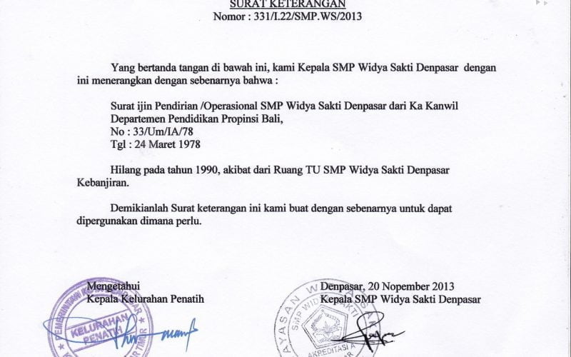 Referensi Contoh Surat Pernyataan Sman 7 Denpasar 66 Tentang Menulis Surat Pernyataan Unik pada post Contoh Surat Pernyataan Sman 7 Denpasar