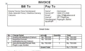 Top Contoh Invoice Bahasa Indonesia 60 Untuk Ide Membuat Invoice di post Contoh Invoice Bahasa Indonesia
