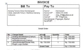 Wow Contoh Invoice Rental 36 Untuk Desain Faktur Unik pada post Contoh Invoice Rental
