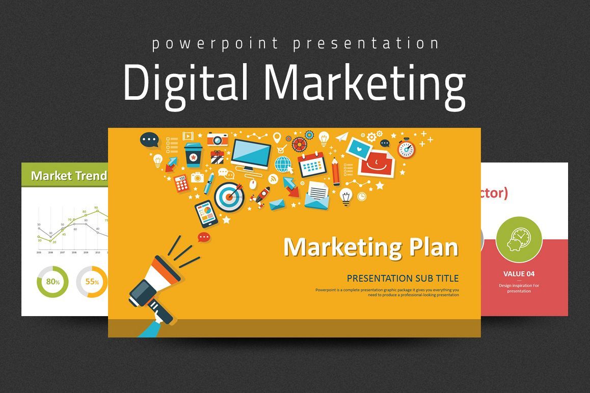 Contoh Template PowerPoint Digital Marketing Terkini Untuk Membuat Presentasi dengan Menarik