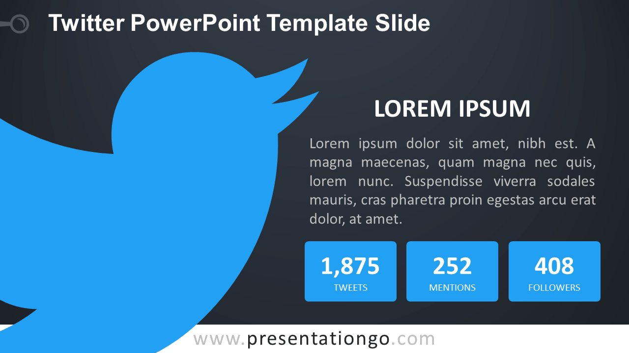 Contoh Template PowerPoint Twitter Trend Masa Kini Dalam Membuat Presentasi dengan Menarik