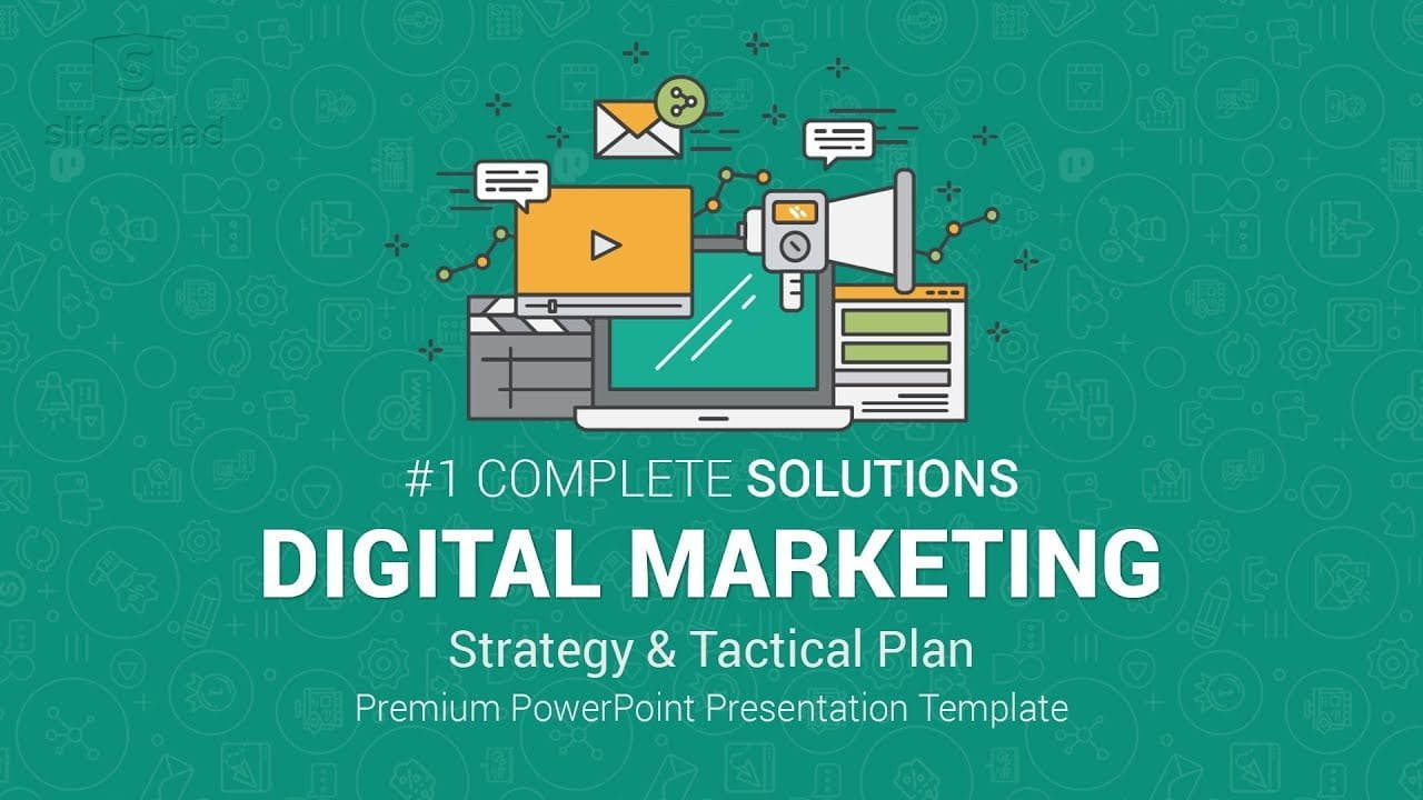 Format Template PowerPoint Digital Marketing Terbaru dan Terlengkap Guna Membuat Presentasi dengan Baik