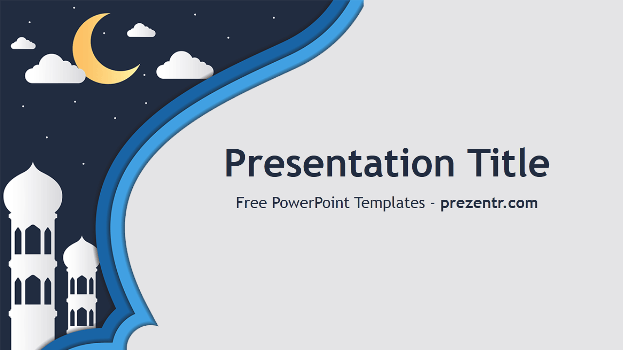 Format Template PowerPoint Muslim Kreasi Masa Kini Guna Membuat Presentasi dengan Menarik