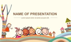 Gambar Template PowerPoint Smile Trend Masa Kini Guna Membuat Presentasi dengan Menarik