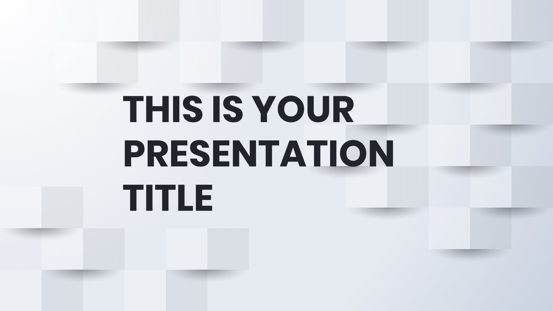Rekomendasi Template PowerPoint Blue White Geometric Terbaik Guna Membuat Presentasi dengan Menarik