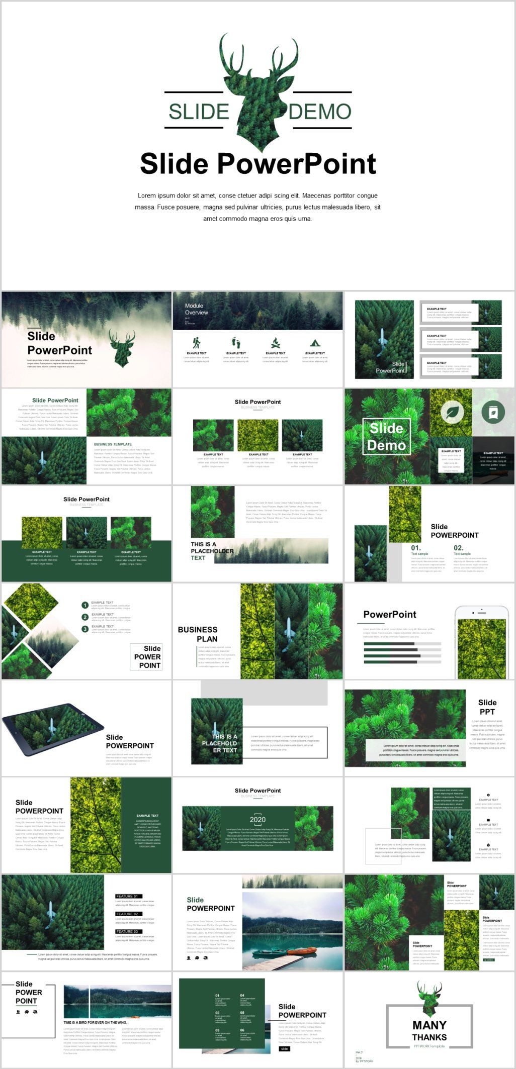 Rekomendasi Template PowerPoint Nature Design Terupdate Guna Membuat Presentasi dengan Menarik
