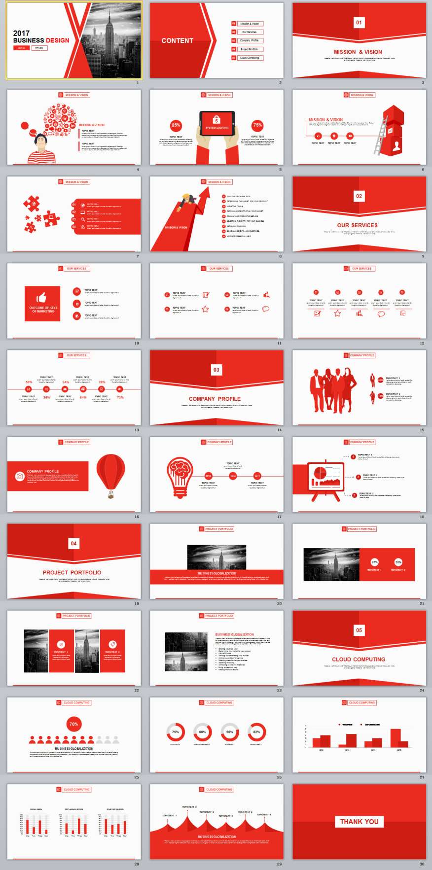 Rekomendasi Template PowerPoint Red Terkini Dalam Membuat Presentasi dengan Menarik