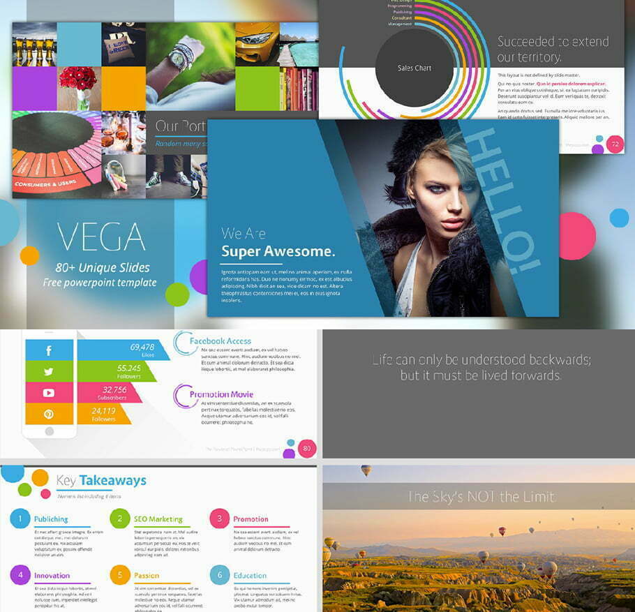 Tampilan Template PowerPoint Vega Terkini Dalam Membuat Presentasi dengan Menarik